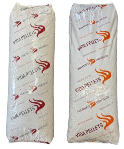 Vida <br> Træpiller <br> <font> -Varme Pellets- </font>