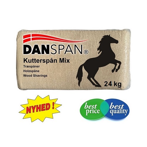 DanSpan <br> Træspåner <br> <font> -Kutterspån Mix- </font>
