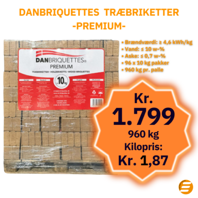 DanBriquettes -Premium- 960 kg palle