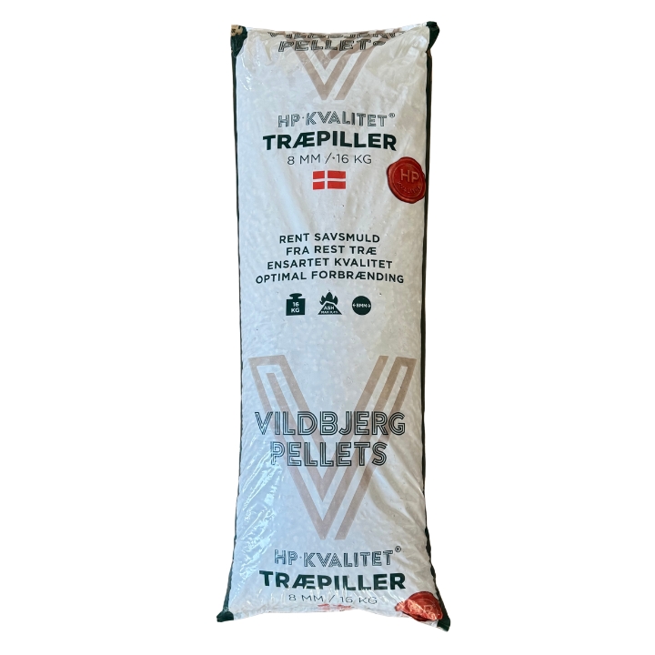 Vildbjerg <br> Træpiller <br> <font> -HP Kvalitet- </font> - Billede 2